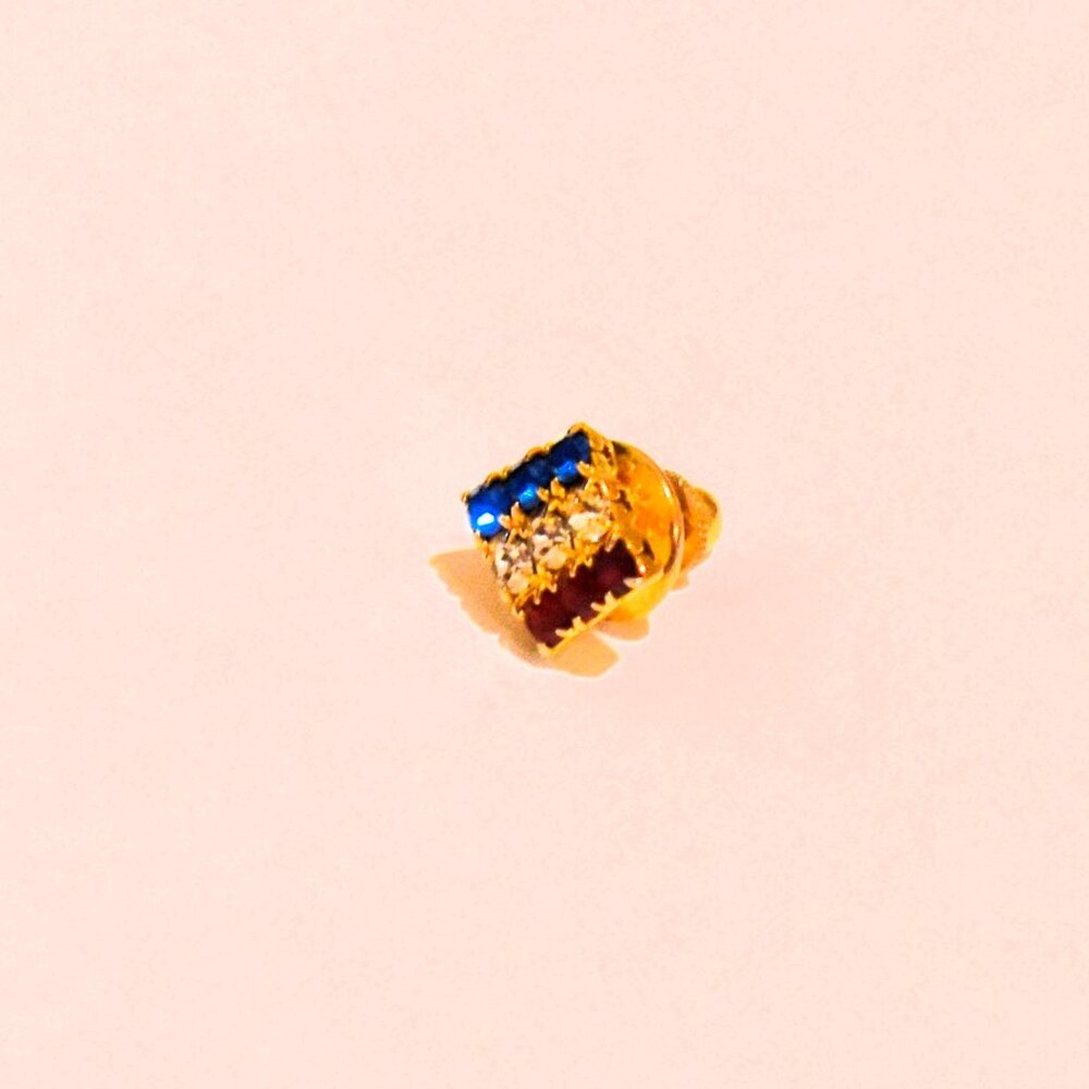Red, White & Blue Tie Pin